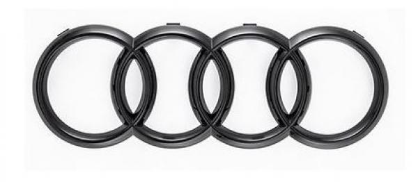 Audi Front Ringe in Schwarz für viele Modelle